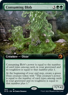 Consuming Blob (Extended Art) (362) (Innistrad: Midnight Hunt)