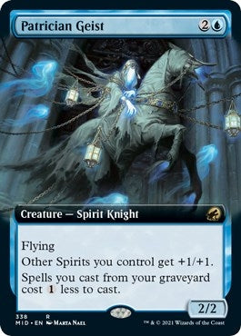 Patrician Geist (Extended Art) (338) (Innistrad: Midnight Hunt)