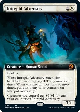 Image for Intrepid Adversary (Extended Art) (329) (Innistrad: Midnight Hunt) - Magic: The Gathering