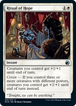 Ritual of Hope (31) (Innistrad: Midnight Hunt)