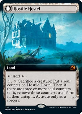 Image for Hostile Hostel (Extended Art) (379) (Innistrad: Midnight Hunt) - Magic: The Gathering