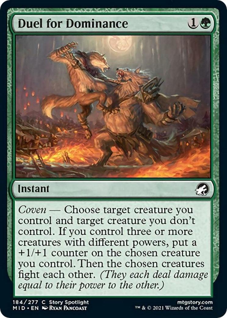 Duel for Dominance (184) (Innistrad: Midnight Hunt)