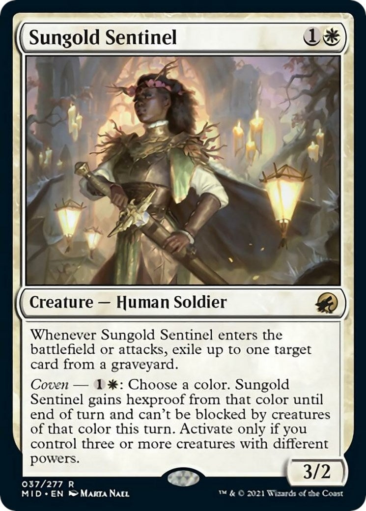 Image for Sungold Sentinel (37) (Innistrad: Midnight Hunt) - Magic: The Gathering