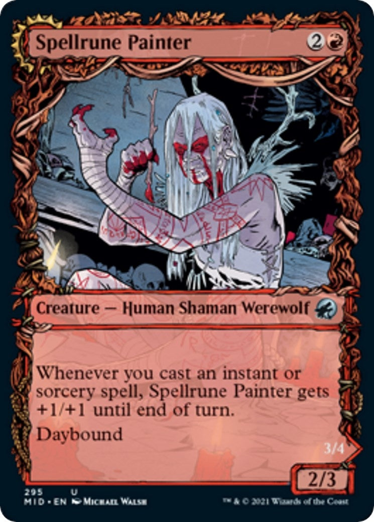 Spellrune Painter (Showcase) (295) (Innistrad: Midnight Hunt)