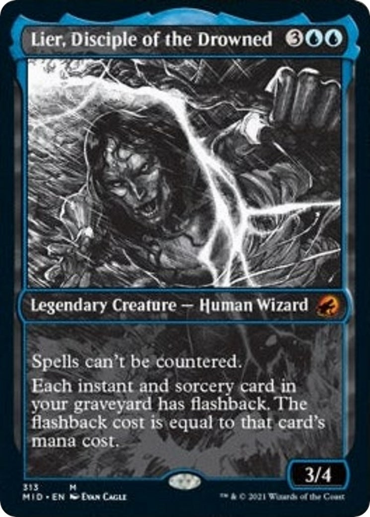 Image for Lier, Disciple of the Drowned (Showcase) (313) (Innistrad: Midnight Hunt) - Magic: The Gathering
