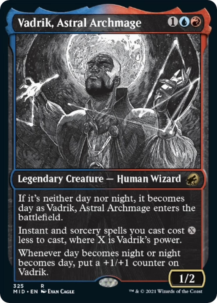 Vadrik, Astral Archmage (Showcase) (325) (Innistrad: Midnight Hunt)
