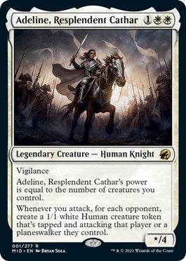Adeline, Resplendent Cathar (1) (Innistrad: Midnight Hunt)
