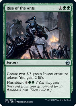 Image for Rise of the Ants (196) (Innistrad: Midnight Hunt) - Magic: The Gathering