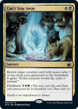 Image for Can't Stay Away (213) (Innistrad: Midnight Hunt) - Magic: The Gathering
