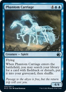 Image for Phantom Carriage (70) (Innistrad: Midnight Hunt) - Magic: The Gathering