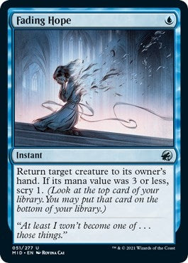 Fading Hope (51) (Innistrad: Midnight Hunt)