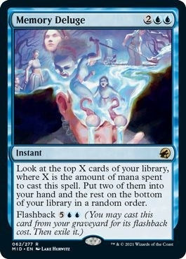 Image for Memory Deluge (62) (Innistrad: Midnight Hunt) - Magic: The Gathering