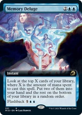 Memory Deluge (Extended Art) (337) (Innistrad: Midnight Hunt)
