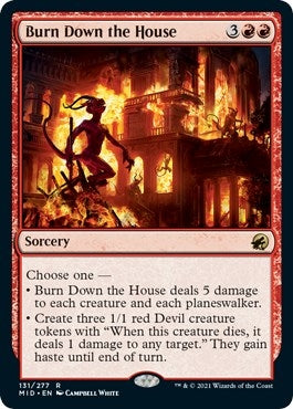 Burn Down the House (131) (Innistrad: Midnight Hunt)