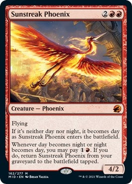 Image for Sunstreak Phoenix (162) (Innistrad: Midnight Hunt) - Magic: The Gathering