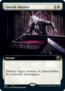 Fateful Absence (Extended Art) (328) (Innistrad: Midnight Hunt)