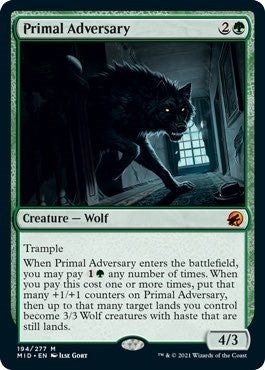 Primal Adversary (194) (Innistrad: Midnight Hunt)