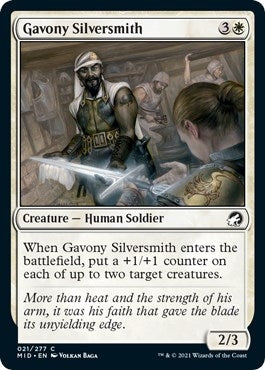 Gavony Silversmith (21) (Innistrad: Midnight Hunt)