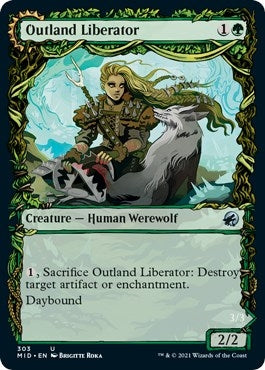 Image for Outland Liberator (Showcase) (303) (Innistrad: Midnight Hunt) - Magic: The Gathering