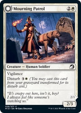 Image for Mourning Patrol (28) (Innistrad: Midnight Hunt) - Magic: The Gathering