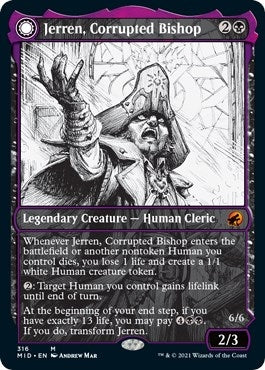 Image for Jerren, Corrupted Bishop (Showcase) (316) (Innistrad: Midnight Hunt) - Magic: The Gathering