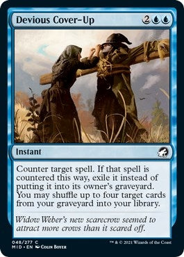 Devious Cover-Up (48) (Innistrad: Midnight Hunt)