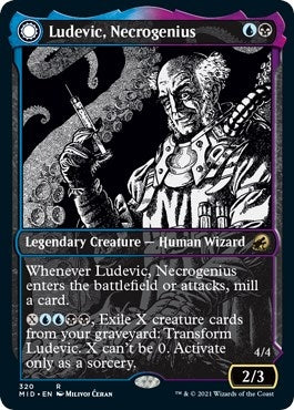 Image for Ludevic, Necrogenius (Showcase) (320) (Innistrad: Midnight Hunt) - Magic: The Gathering