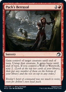 Pack's Betrayal (153) (Innistrad: Midnight Hunt)