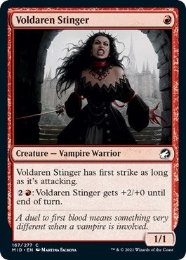 Image for Voldaren Stinger (167) (Innistrad: Midnight Hunt) - Magic: The Gathering