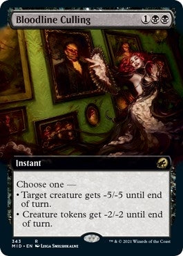 Bloodline Culling (Extended Art) (343) (Innistrad: Midnight Hunt)