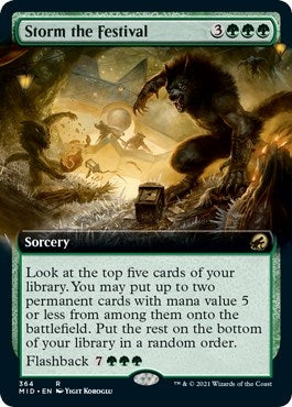 Storm the Festival (Extended Art) (364) (Innistrad: Midnight Hunt)