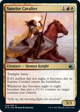 Image for Sunrise Cavalier (244) (Innistrad: Midnight Hunt) - Magic: The Gathering