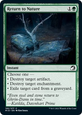 Return to Nature (195) (Innistrad: Midnight Hunt)