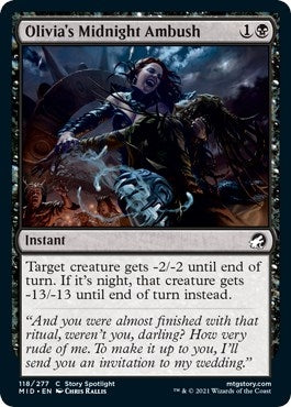 Image for Olivia's Midnight Ambush (118) (Innistrad: Midnight Hunt) - Magic: The Gathering