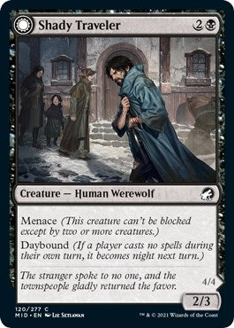 Image for Shady Traveler (120) (Innistrad: Midnight Hunt) - Magic: The Gathering