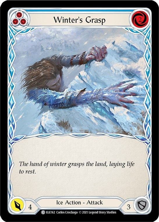 Image for Winter's Grasp (Blue) (ELE162) (Tales of Aria) - Flesh and Blood TCG