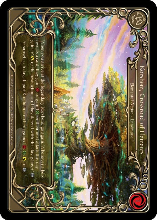Image for Korshem, Crossroad of Elements (ELE000) (Tales of Aria) - Flesh and Blood TCG