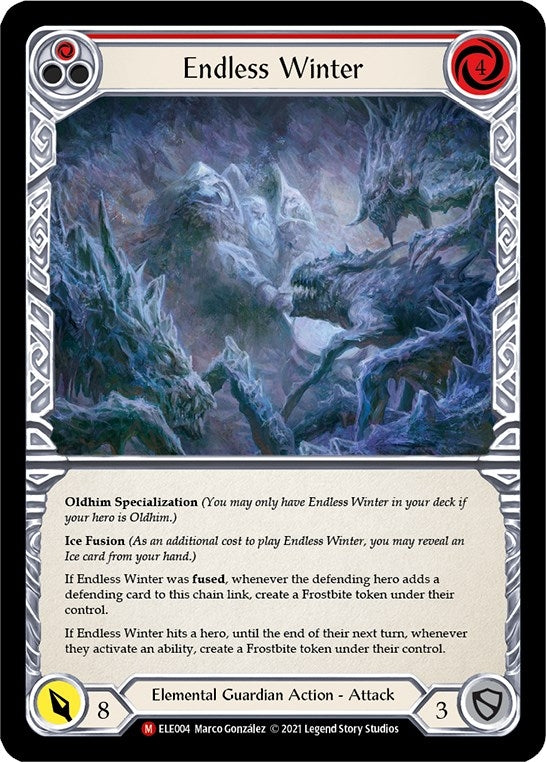 Image for Endless Winter (ELE004) (Tales of Aria) - Flesh and Blood TCG