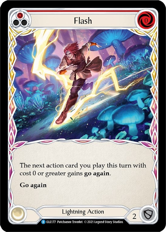 Image for Flash (Red) (ELE177) (Tales of Aria) - Flesh and Blood TCG
