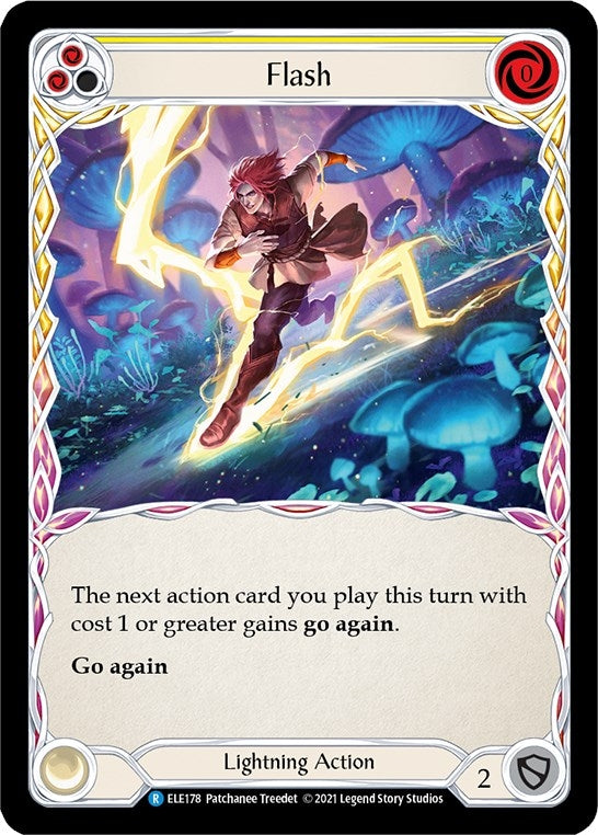 Image for Flash (Yellow) (ELE178) (Tales of Aria) - Flesh and Blood TCG