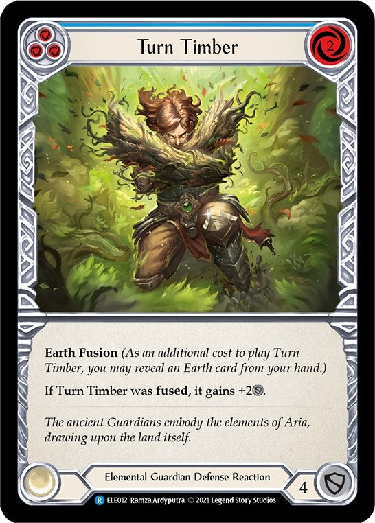 Image for Turn Timber (Blue) (ELE012) (Tales of Aria) - Flesh and Blood TCG