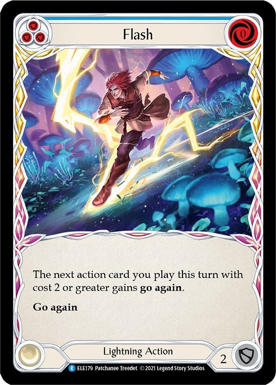 Image for Flash (Blue) (ELE179) (Tales of Aria) - Flesh and Blood TCG