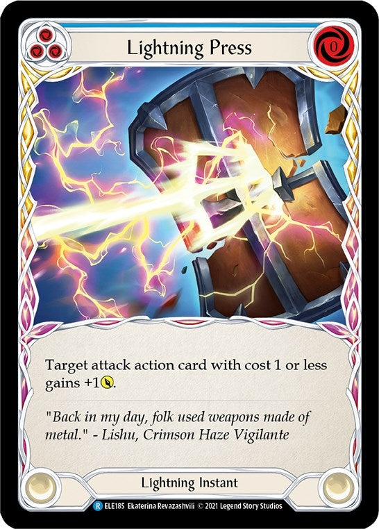 Image for Lightning Press (Blue) (ELE185) (Tales of Aria) - Flesh and Blood TCG