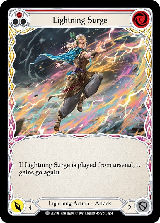 Lightning Surge (Red) (ELE189) (Tales of Aria)