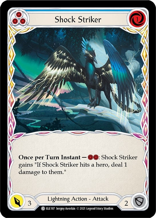 Image for Shock Striker (Blue) (ELE197) (Tales of Aria) - Flesh and Blood TCG