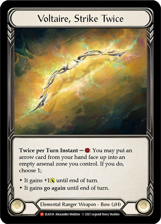 Image for Voltaire, Strike Twice (ELE034) (Tales of Aria) - Flesh and Blood TCG