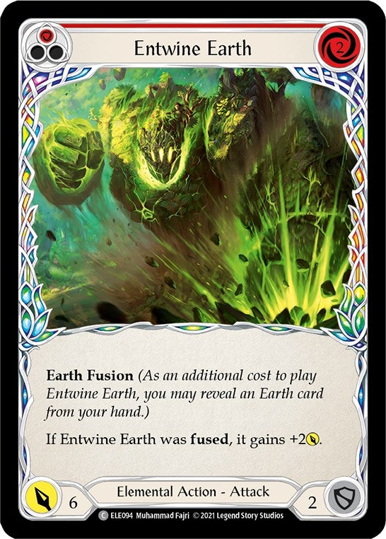 Image for Entwine Earth (Red) (ELE094) (Tales of Aria) - Flesh and Blood TCG