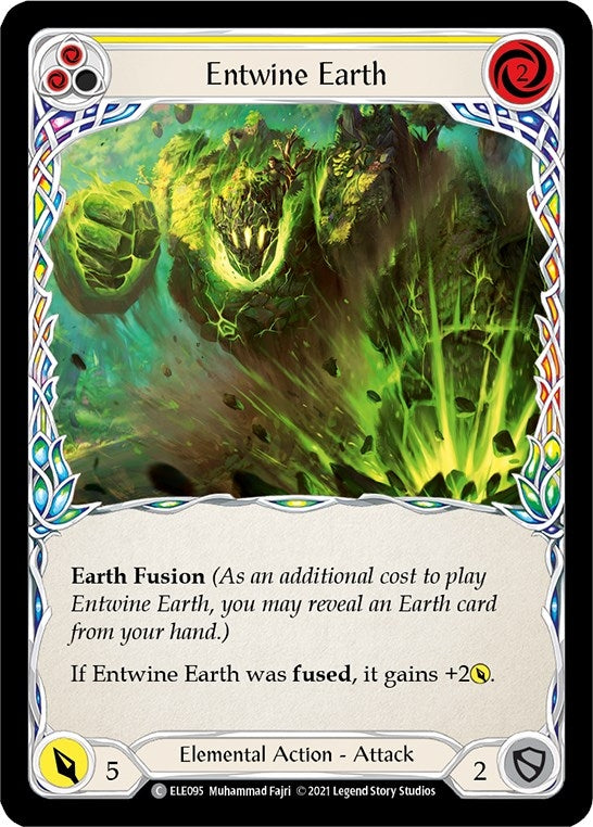 Image for Entwine Earth (Yellow) (ELE095) (Tales of Aria) - Flesh and Blood TCG