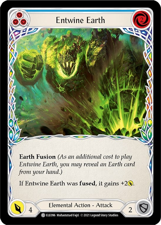 Image for Entwine Earth (Blue) (ELE096) (Tales of Aria) - Flesh and Blood TCG