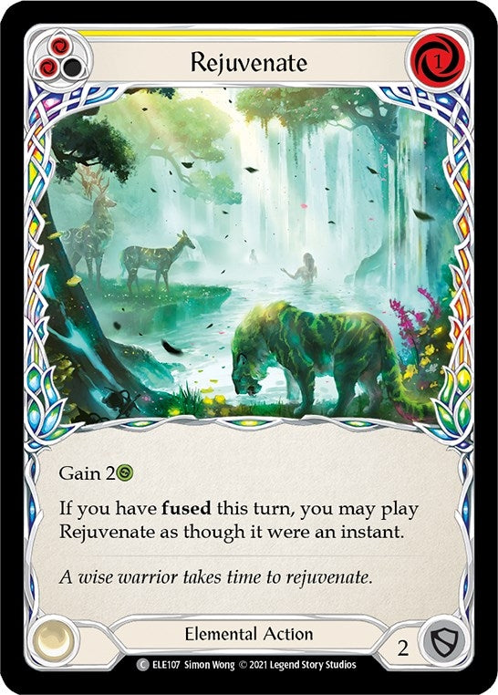 Image for Rejuvenate (Yellow) (ELE107) (Tales of Aria) - Flesh and Blood TCG
